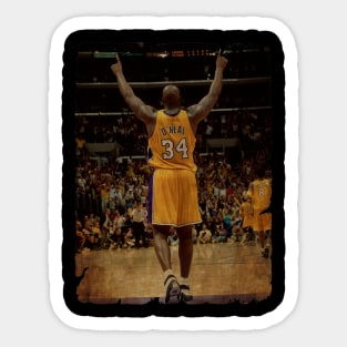 Shaquille O'Neal in Lakers #2 Sticker